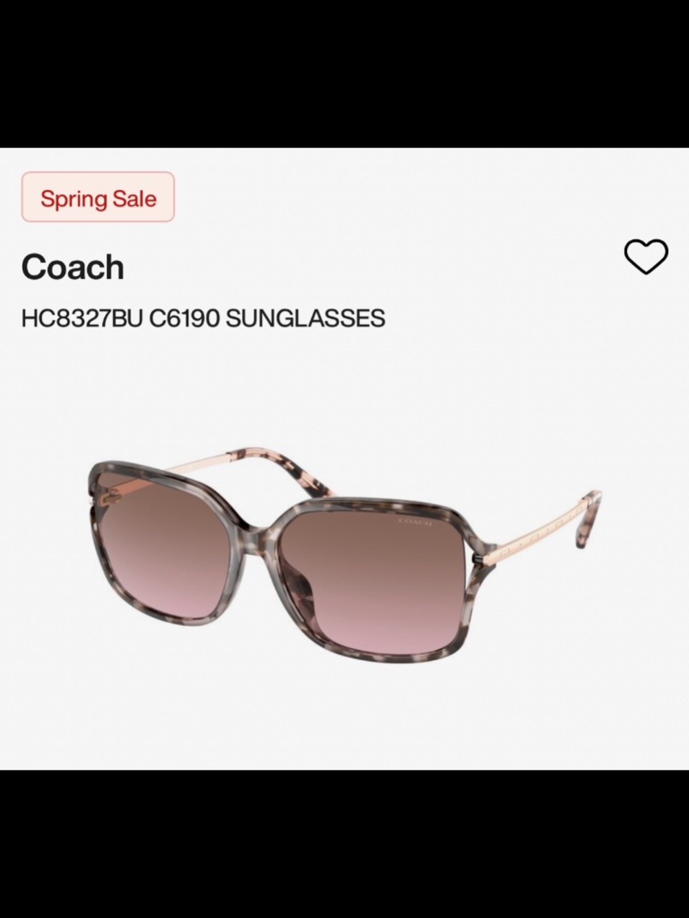 COACH SUNGLASSES